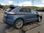 2018 Ford Edge Titanium Синий vin: 2FMPK4K98JBB97684