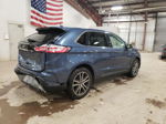 2019 Ford Edge Titanium Синий vin: 2FMPK4K98KBB00386