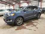 2019 Ford Edge Titanium Синий vin: 2FMPK4K98KBB00386