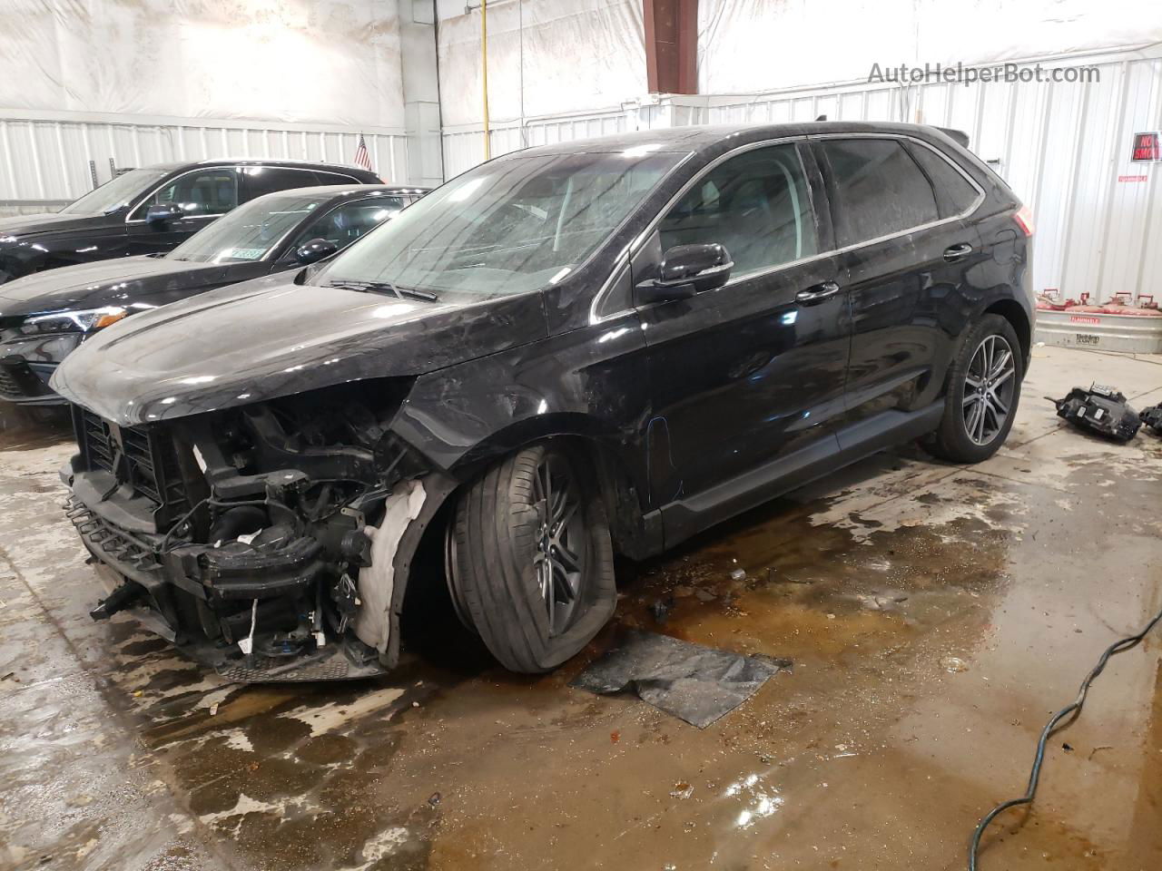 2019 Ford Edge Titanium Black vin: 2FMPK4K98KBB35848