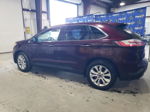 2020 Ford Edge Titanium Burgundy vin: 2FMPK4K98LBA07403