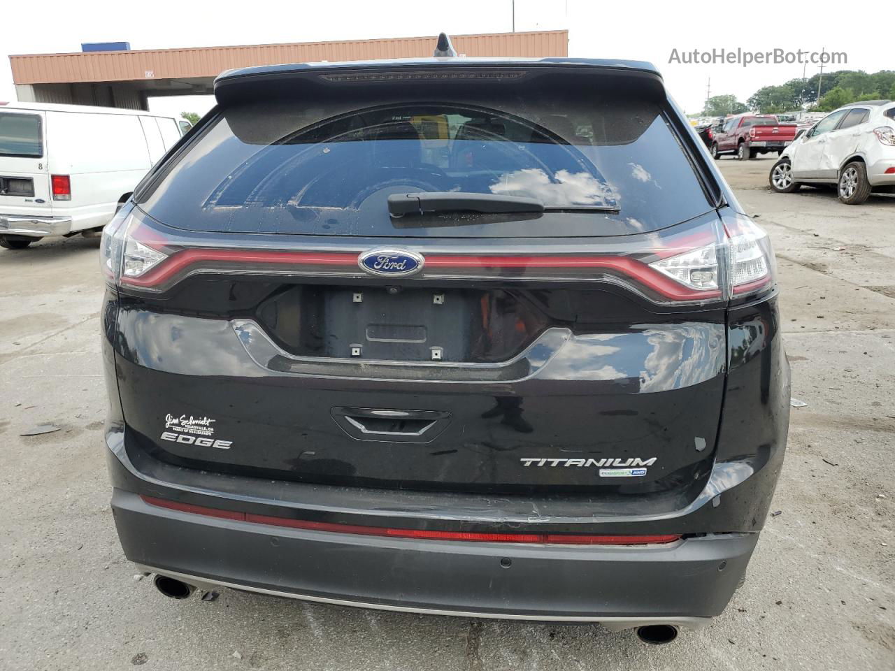 2016 Ford Edge Titanium Black vin: 2FMPK4K99GBB50401