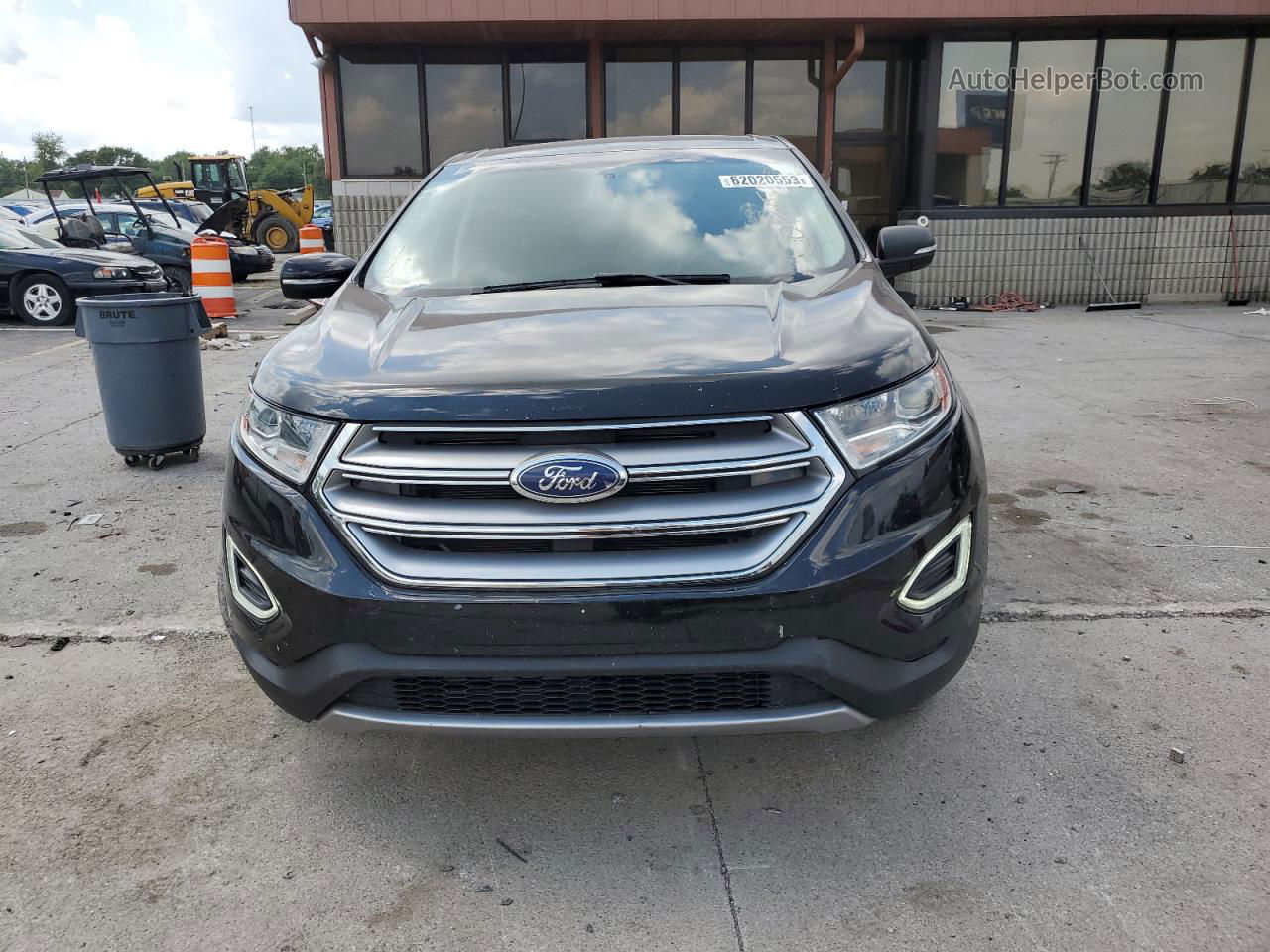 2016 Ford Edge Titanium Черный vin: 2FMPK4K99GBB50401