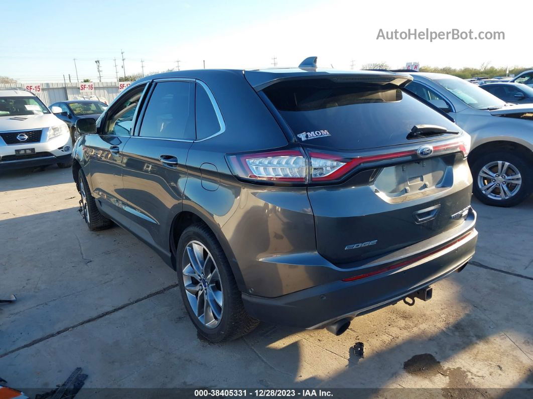 2016 Ford Edge Titanium Gray vin: 2FMPK4K99GBB86301