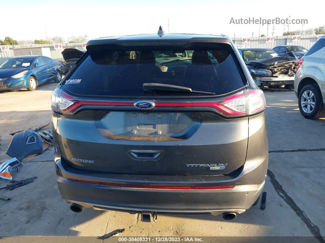 2016 Ford Edge Titanium Gray vin: 2FMPK4K99GBB86301