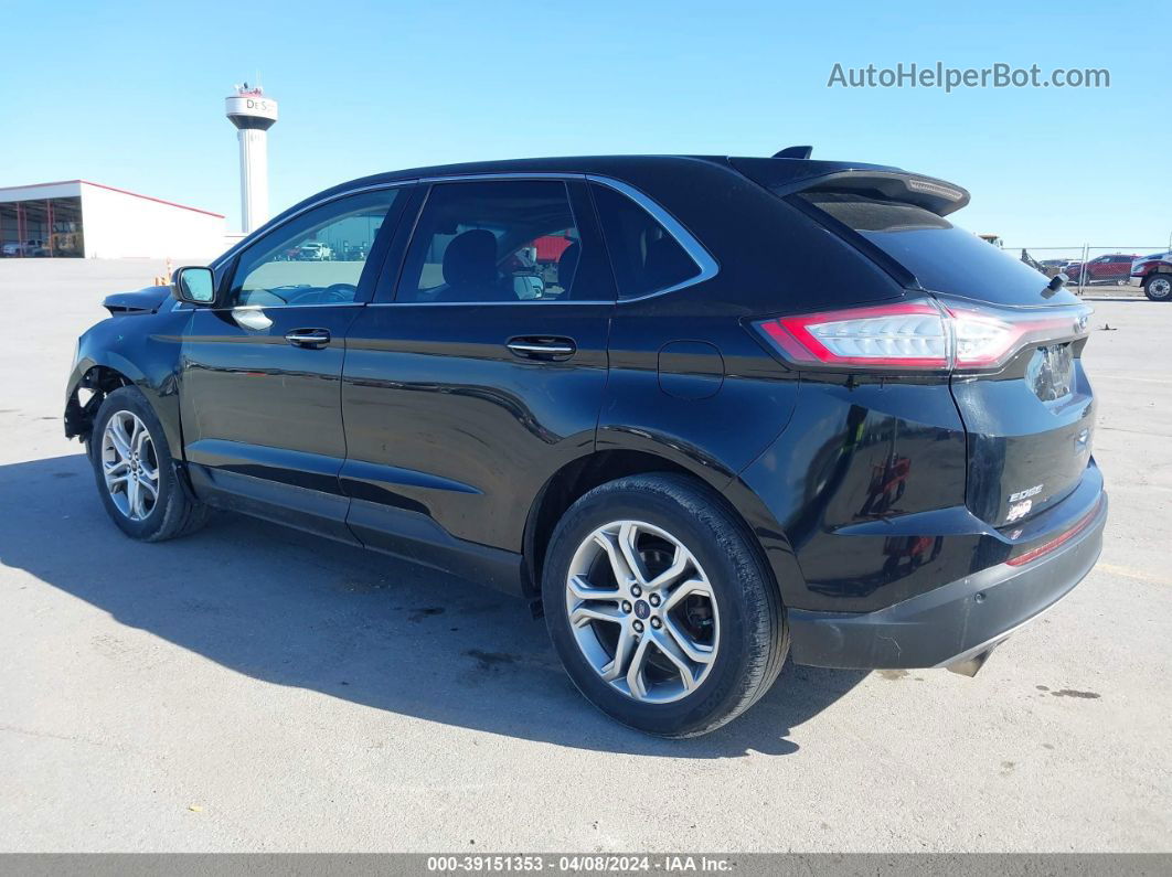 2017 Ford Edge Titanium Black vin: 2FMPK4K99HBB28349