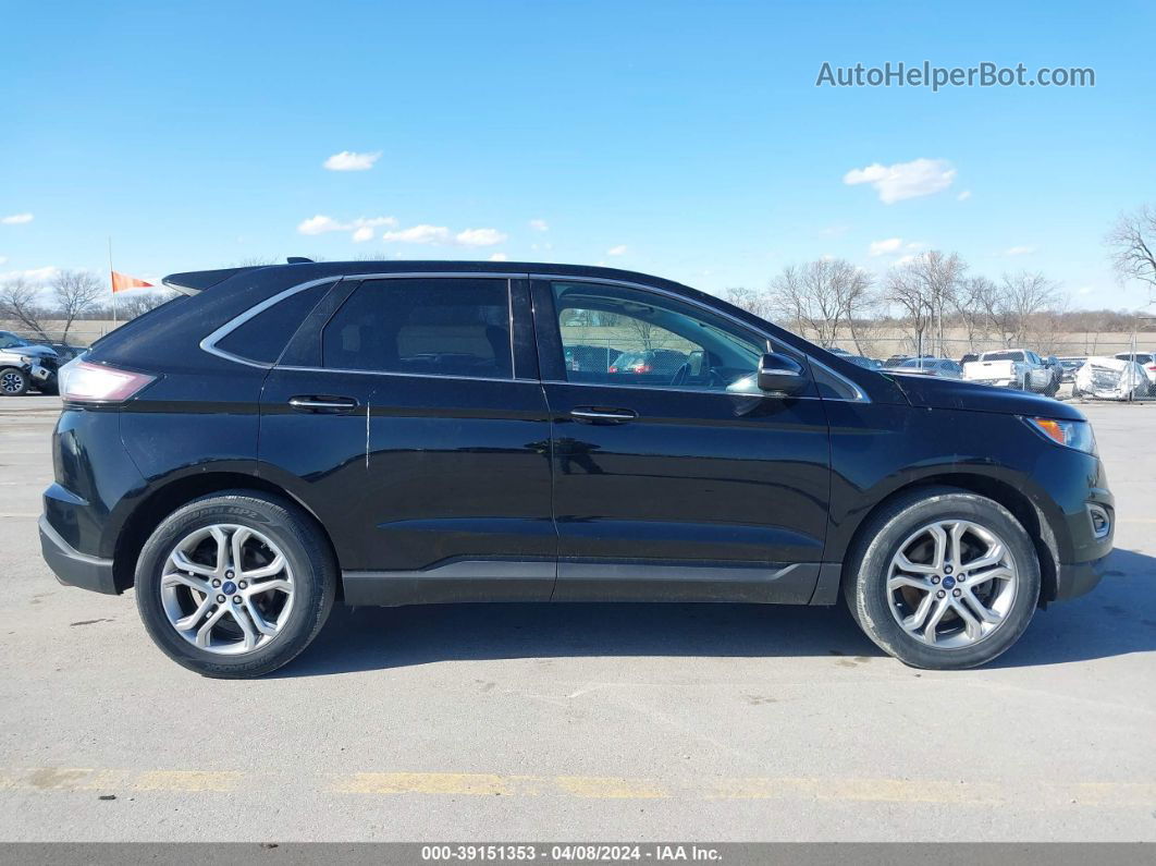 2017 Ford Edge Titanium Black vin: 2FMPK4K99HBB28349