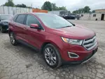 2017 Ford Edge Titanium Maroon vin: 2FMPK4K99HBC21789