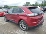 2017 Ford Edge Titanium Maroon vin: 2FMPK4K99HBC21789