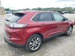 2017 Ford Edge Titanium Maroon vin: 2FMPK4K99HBC21789