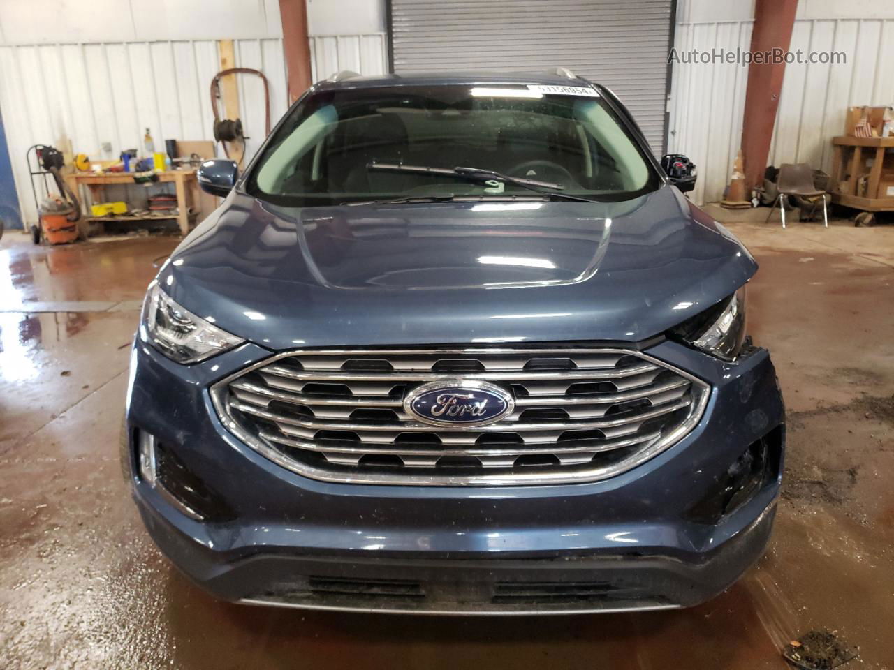 2019 Ford Edge Titanium Blue vin: 2FMPK4K99KBC10346