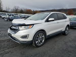 2015 Ford Edge Titanium White vin: 2FMPK4K9XFBB14876