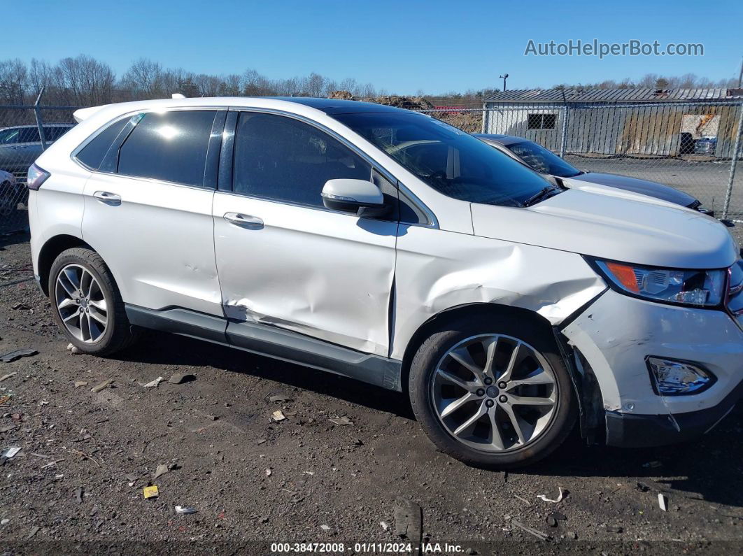 2016 Ford Edge Titanium Черный vin: 2FMPK4K9XGBB32652