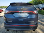 2017 Ford Edge Titanium Синий vin: 2FMPK4K9XHBB58394