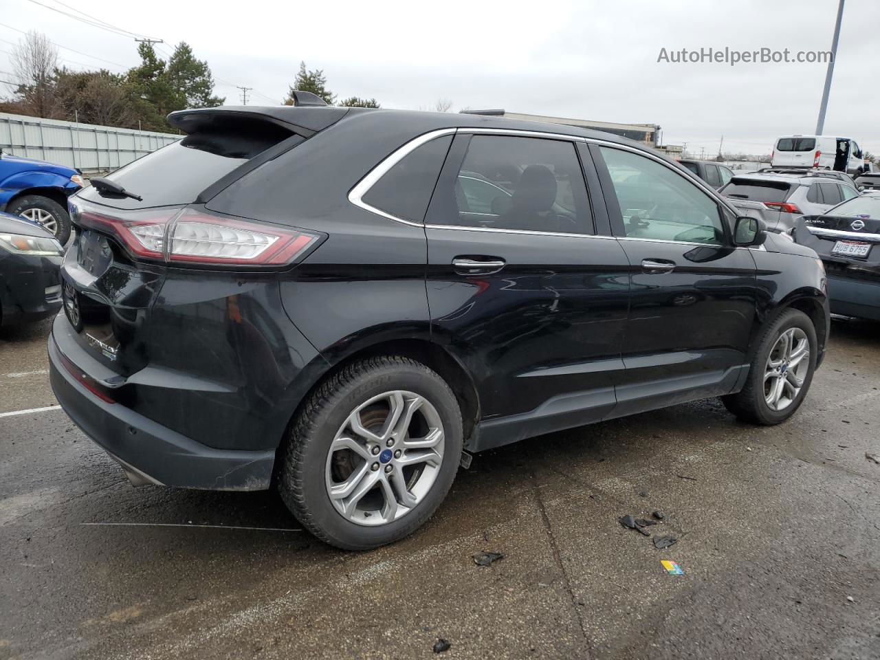 2018 Ford Edge Titanium Black vin: 2FMPK4K9XJBB41102