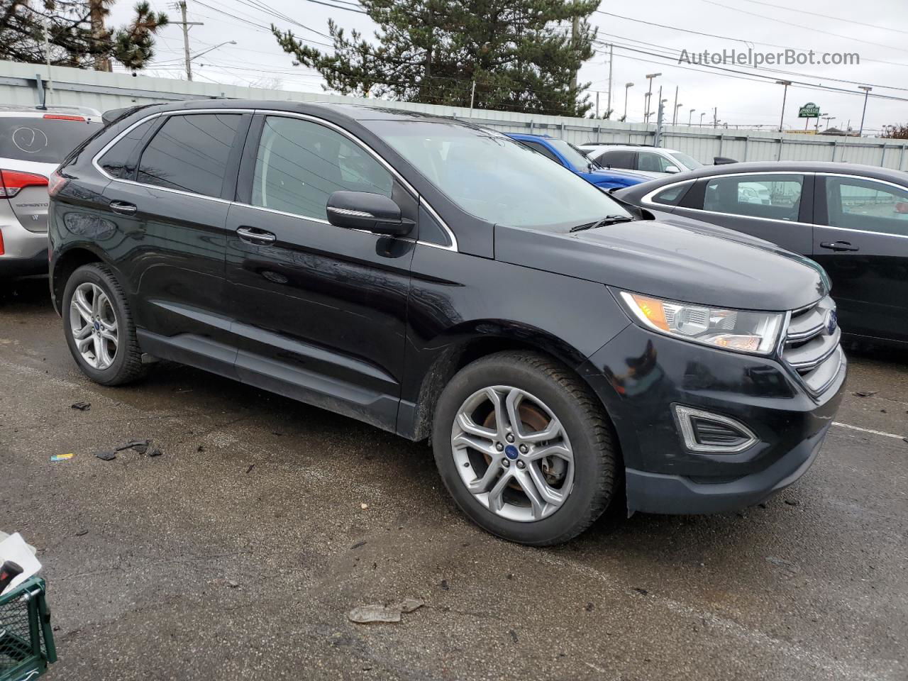 2018 Ford Edge Titanium Black vin: 2FMPK4K9XJBB41102