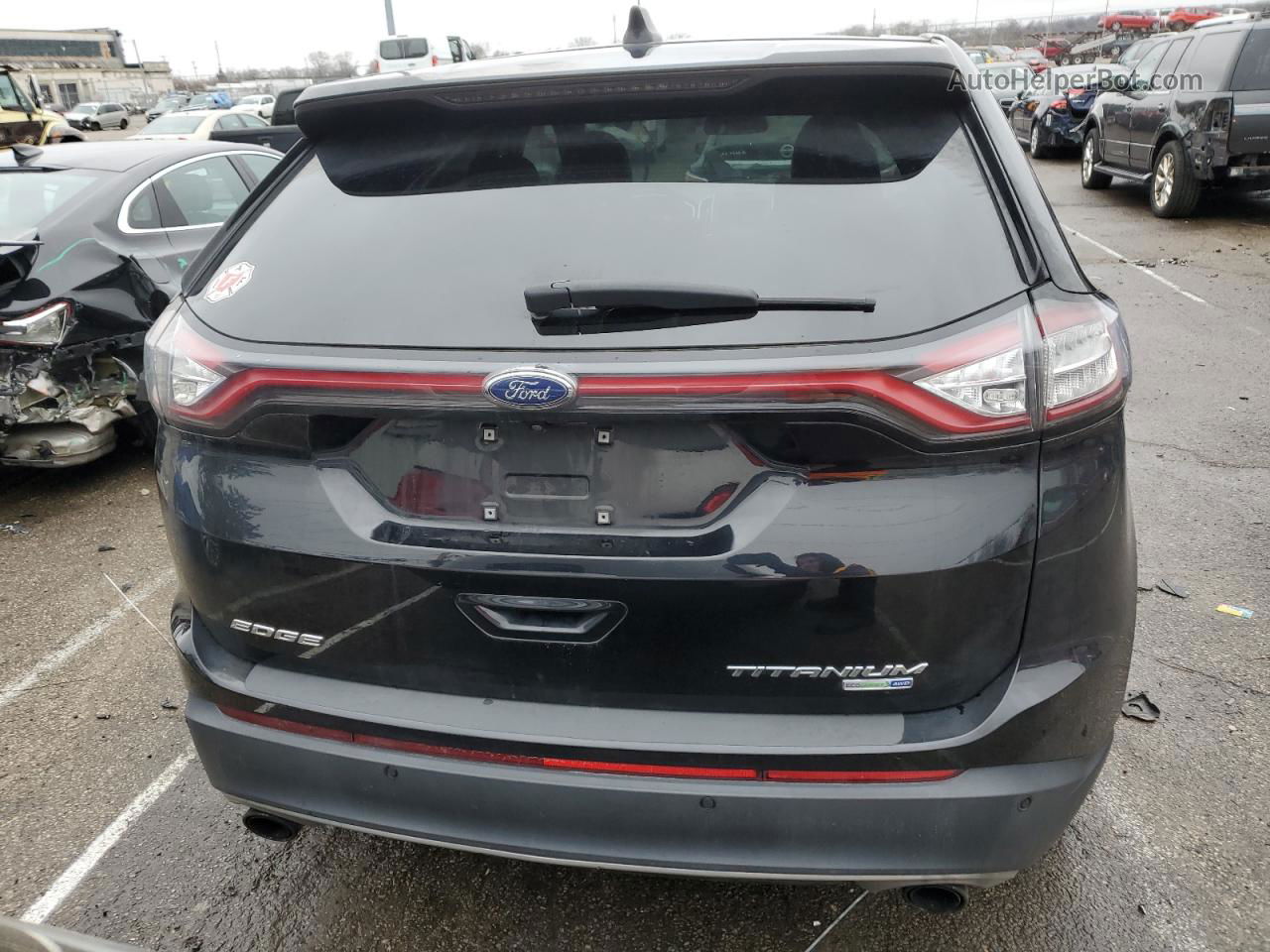 2018 Ford Edge Titanium Black vin: 2FMPK4K9XJBB41102