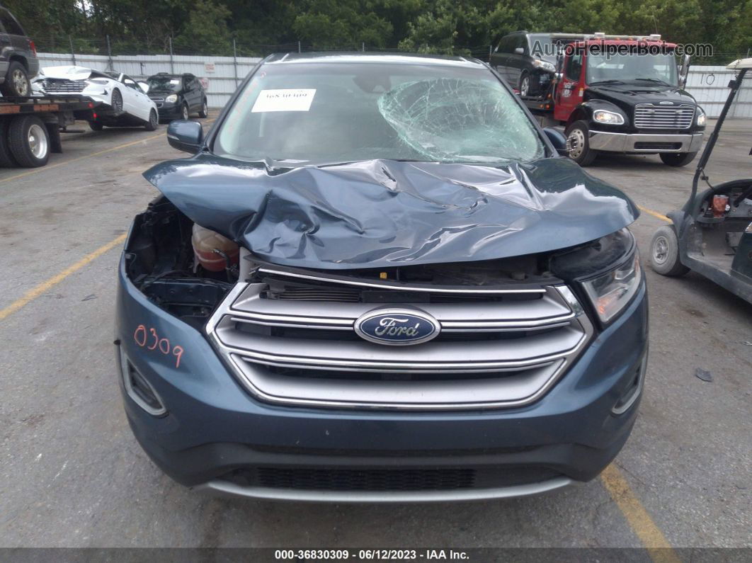 2018 Ford Edge Titanium Blue vin: 2FMPK4K9XJBB68333