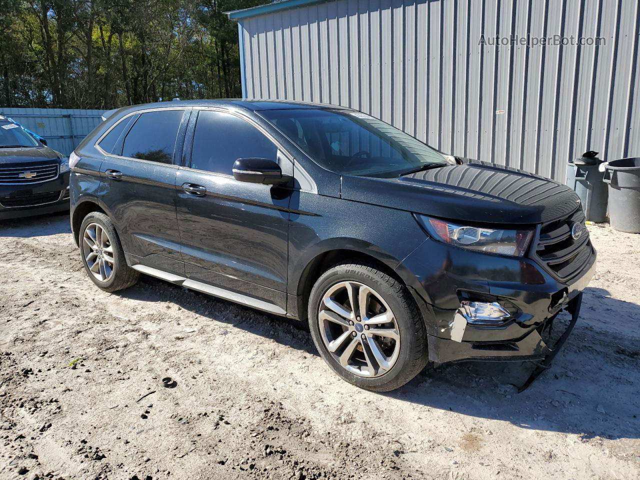 2015 Ford Edge Sport Black vin: 2FMTK3AP2FBB51140