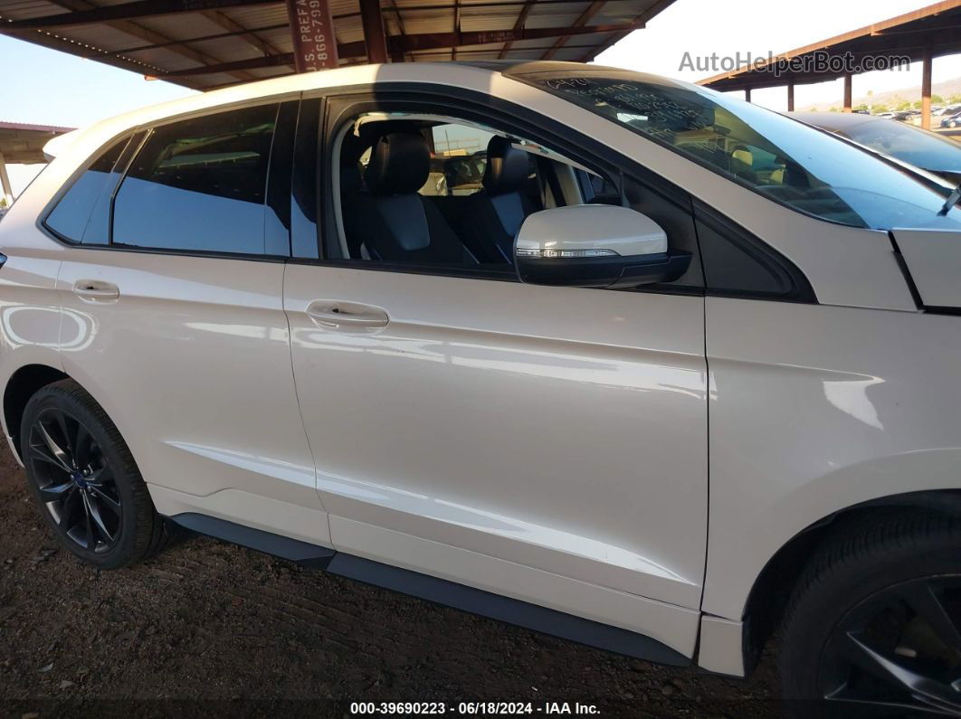 2015 Ford Edge Sport White vin: 2FMTK3AP3FBB96927