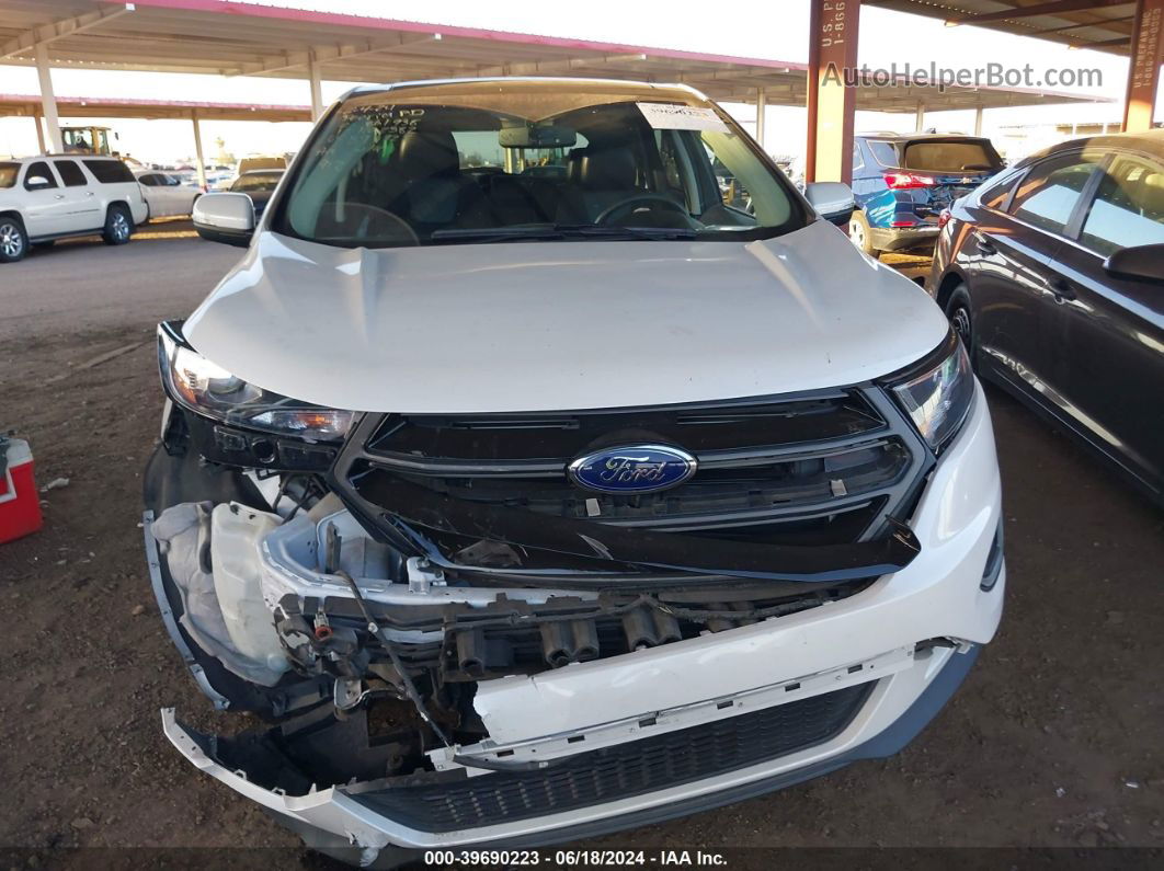 2015 Ford Edge Sport White vin: 2FMTK3AP3FBB96927