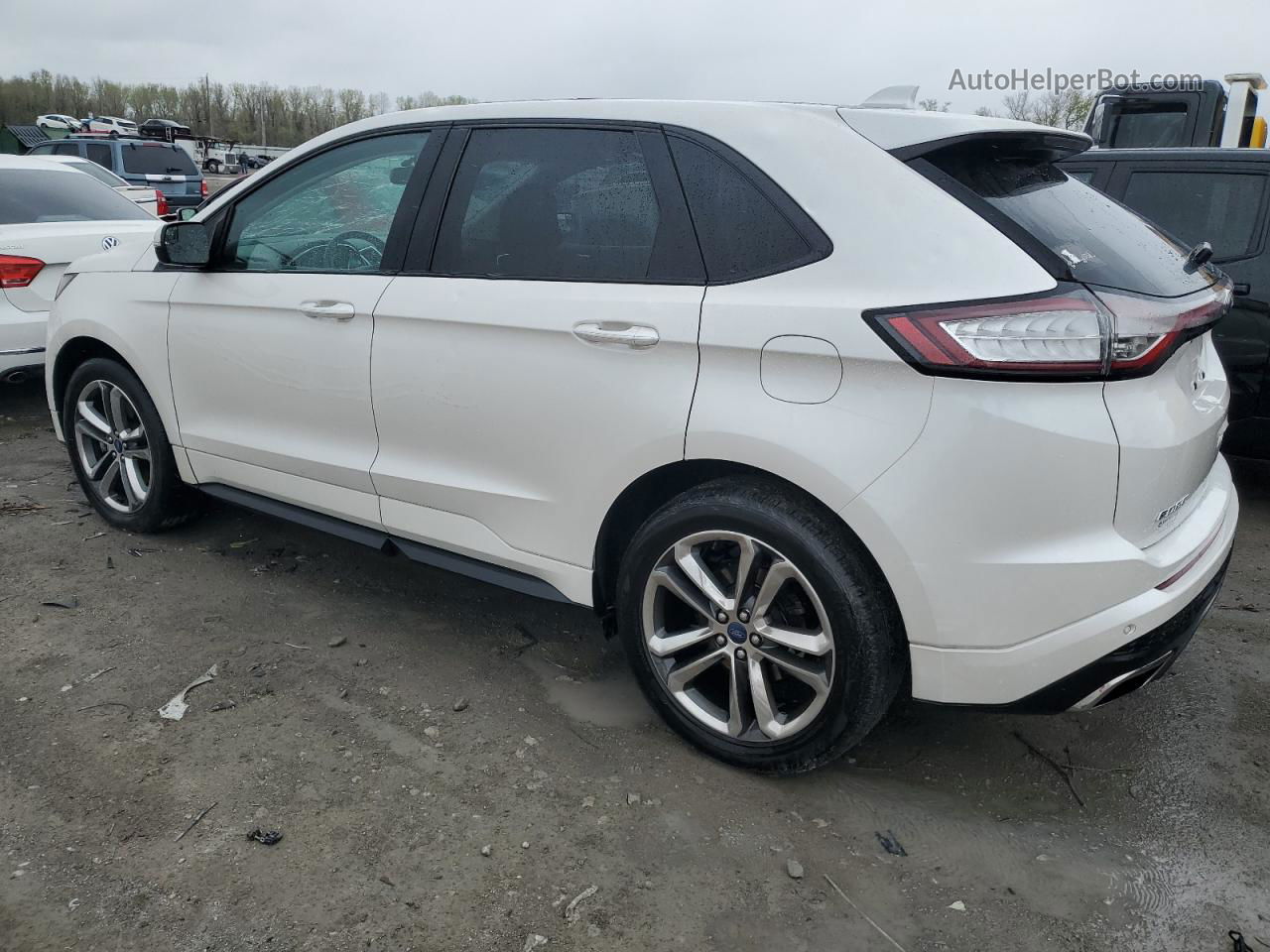 2015 Ford Edge Sport Белый vin: 2FMTK3AP4FBB30483