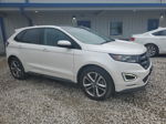 2015 Ford Edge Sport White vin: 2FMTK3AP4FBB30483