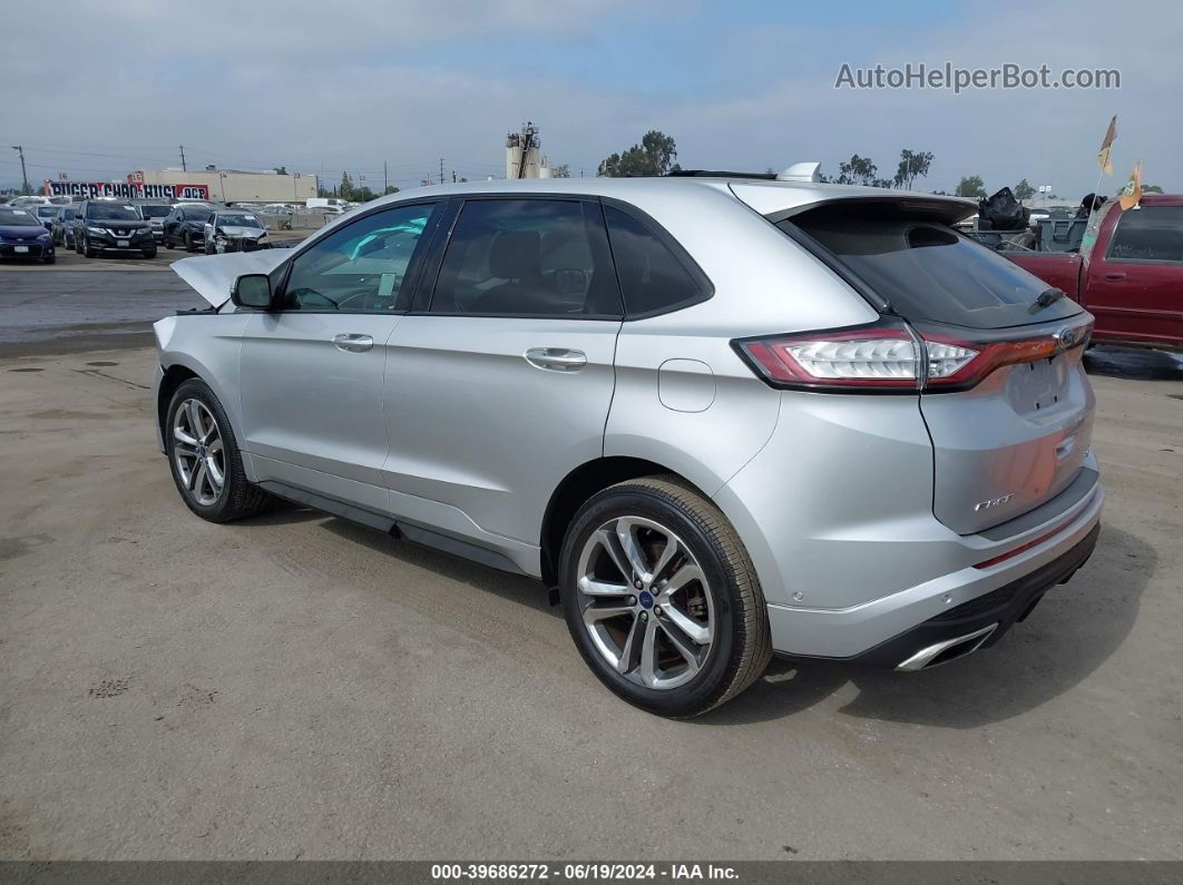 2015 Ford Edge Sport Silver vin: 2FMTK3AP5FBC26798