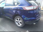 2015 Ford Edge Se Blue vin: 2FMTK3G80FBB68292