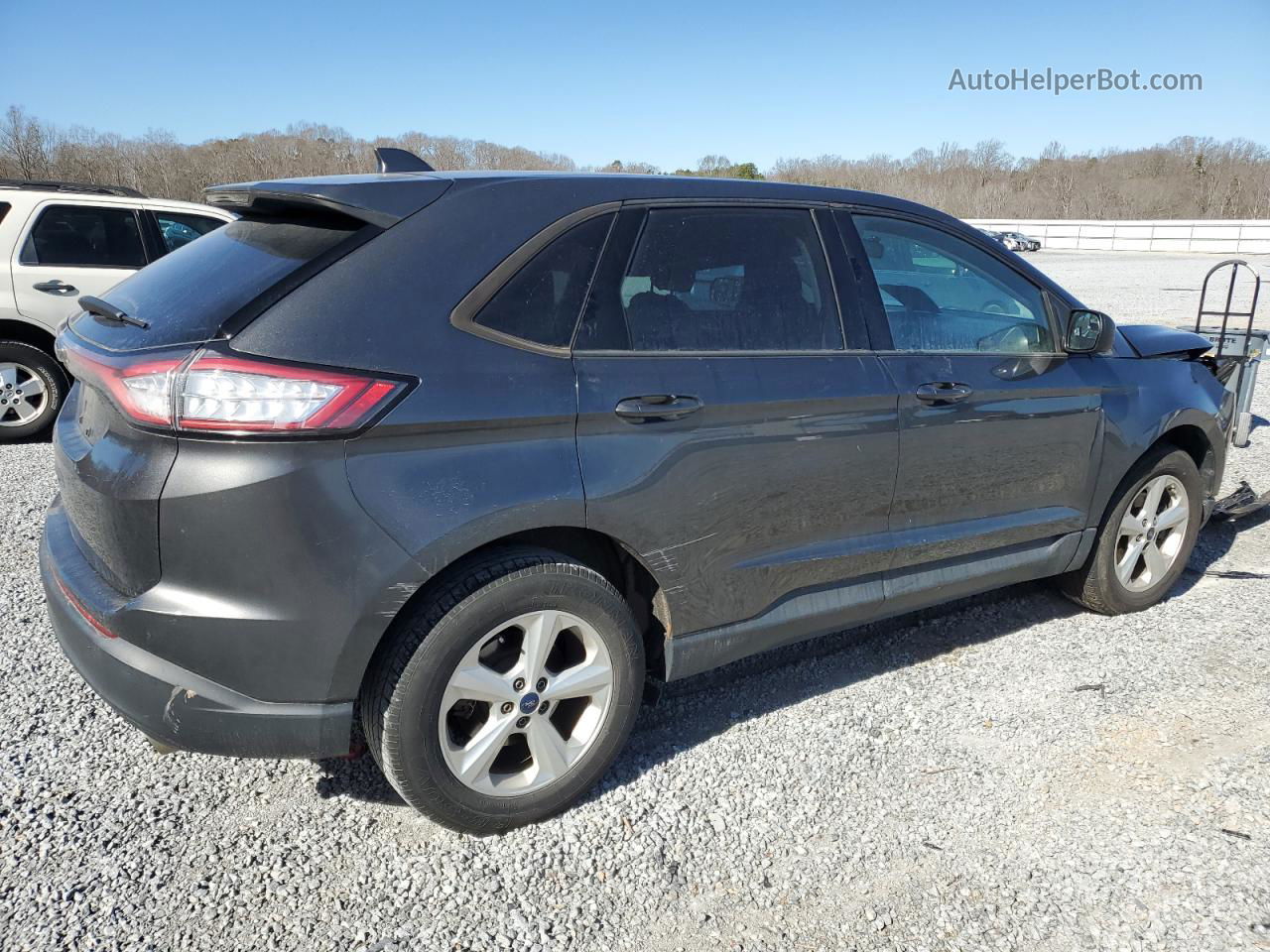 2015 Ford Edge Se Серебряный vin: 2FMTK3G81FBC28595