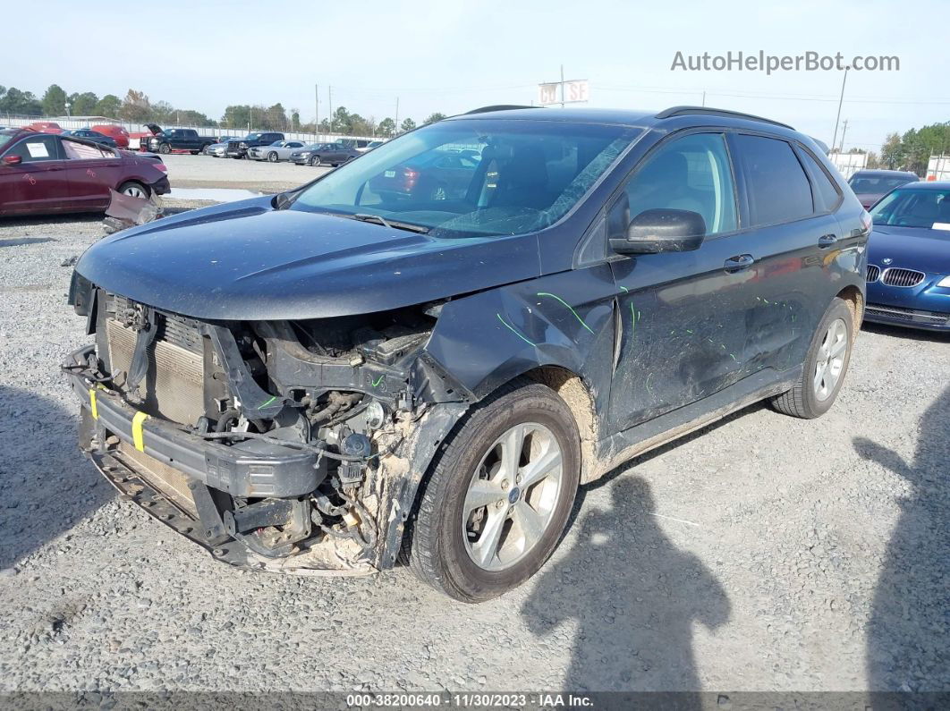 2015 Ford Edge Se Серый vin: 2FMTK3G84FBC16263