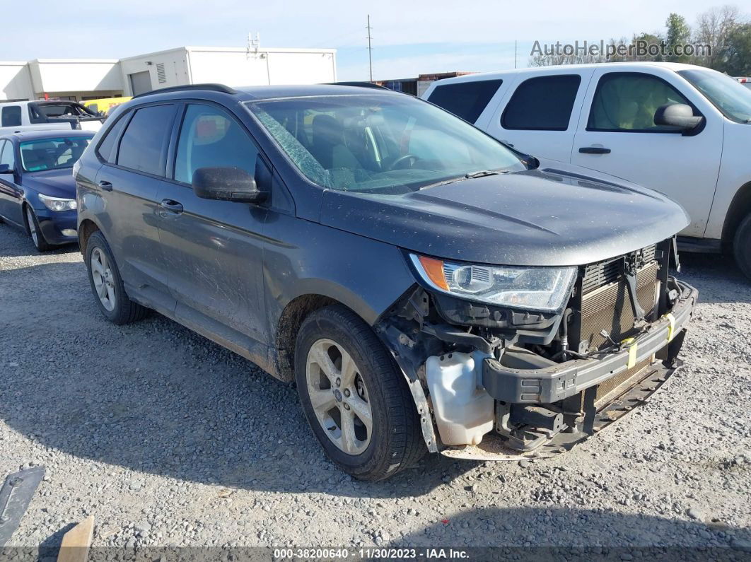 2015 Ford Edge Se Gray vin: 2FMTK3G84FBC16263