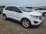 2015 Ford Edge Se White vin: 2FMTK3G87FBB39680