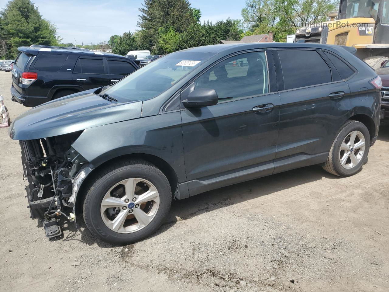 2015 Ford Edge Se Угольный vin: 2FMTK3G89FBB52706