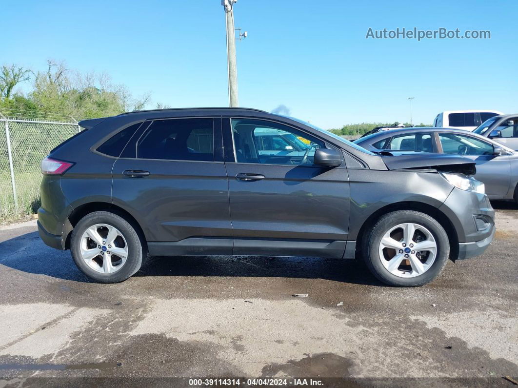 2015 Ford Edge Se Gray vin: 2FMTK3G8XFBB98836