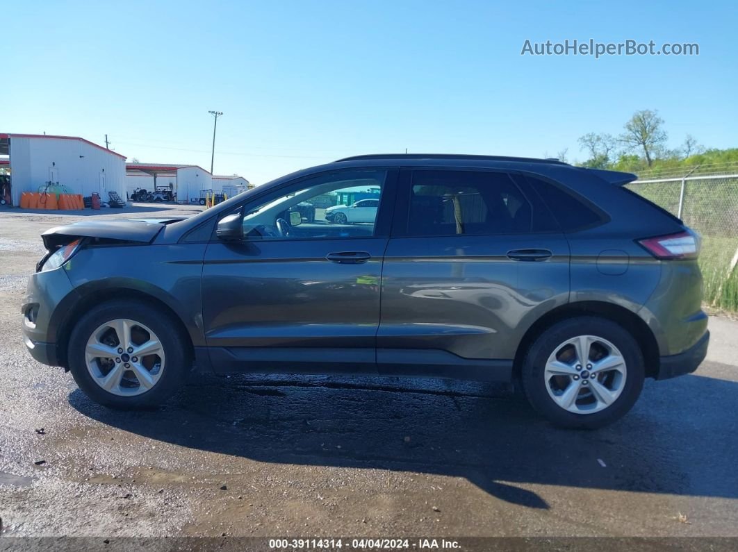 2015 Ford Edge Se Gray vin: 2FMTK3G8XFBB98836