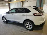 2015 Ford Edge Se White vin: 2FMTK3G90FBC30699