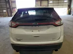 2015 Ford Edge Se White vin: 2FMTK3G90FBC30699