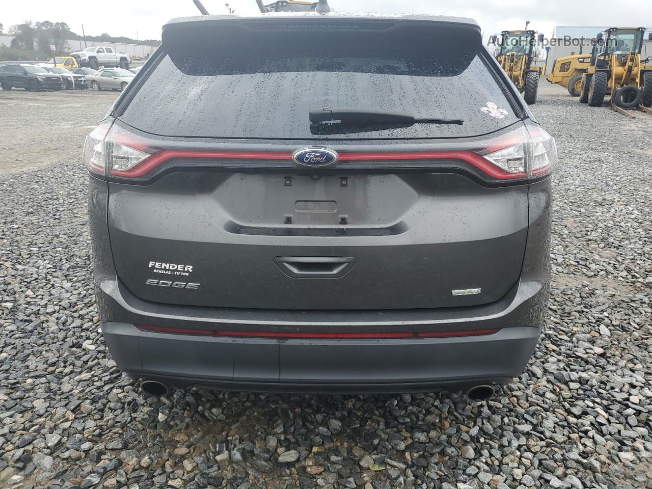 2015 Ford Edge Se Gray vin: 2FMTK3G90FBC42576