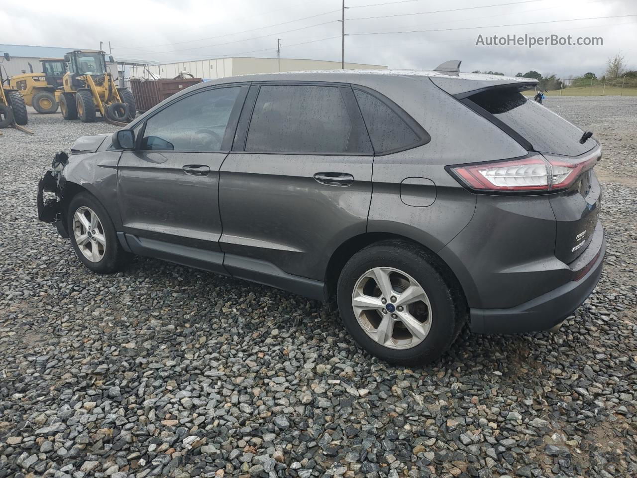 2015 Ford Edge Se Gray vin: 2FMTK3G90FBC42576