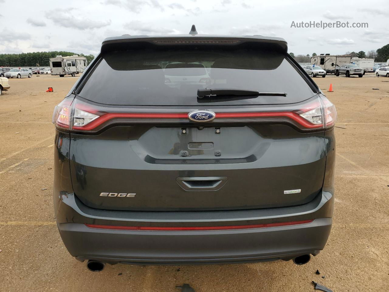 2015 Ford Edge Se Зеленый vin: 2FMTK3G91FBC03401