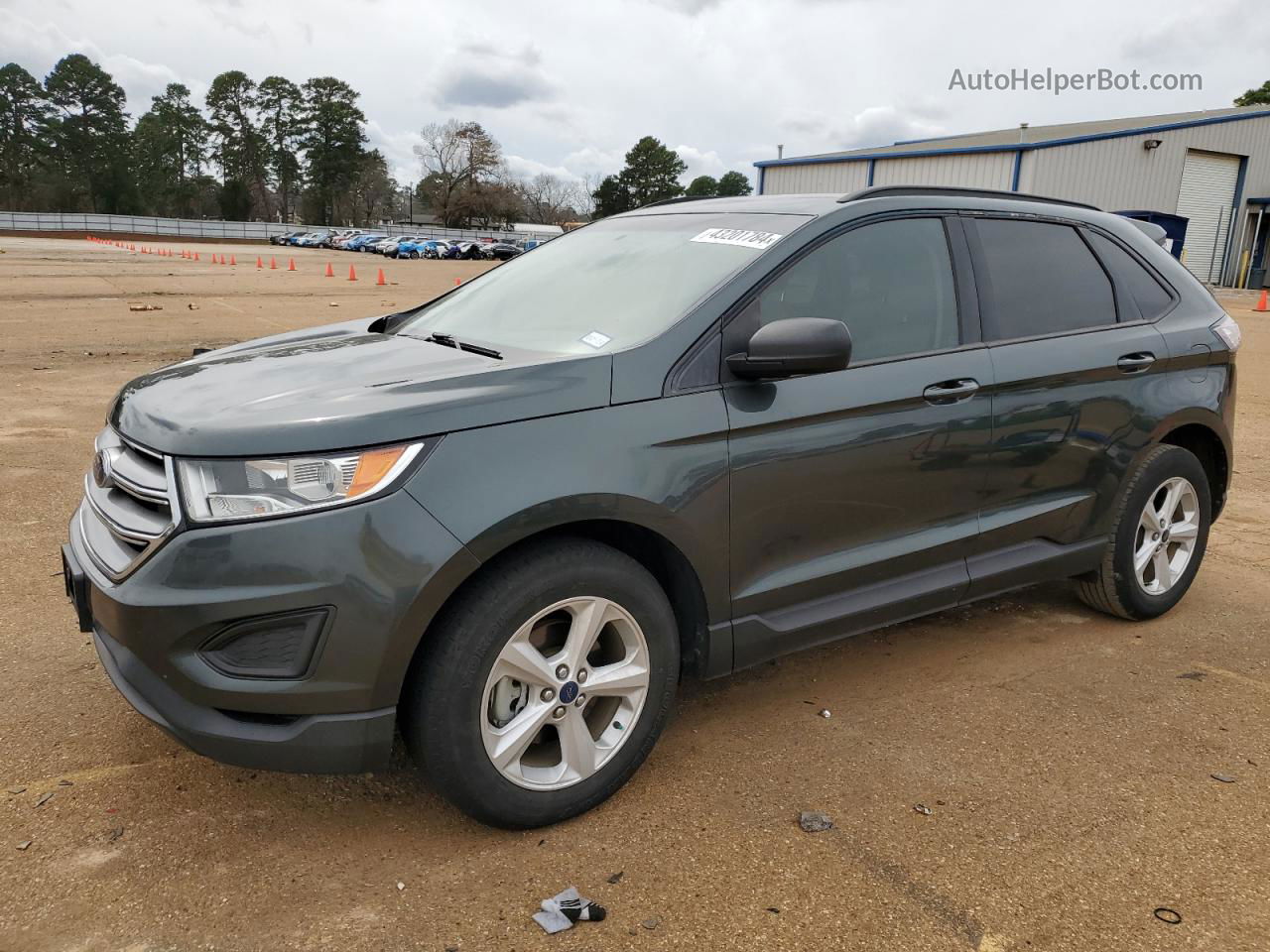 2015 Ford Edge Se Green vin: 2FMTK3G91FBC03401