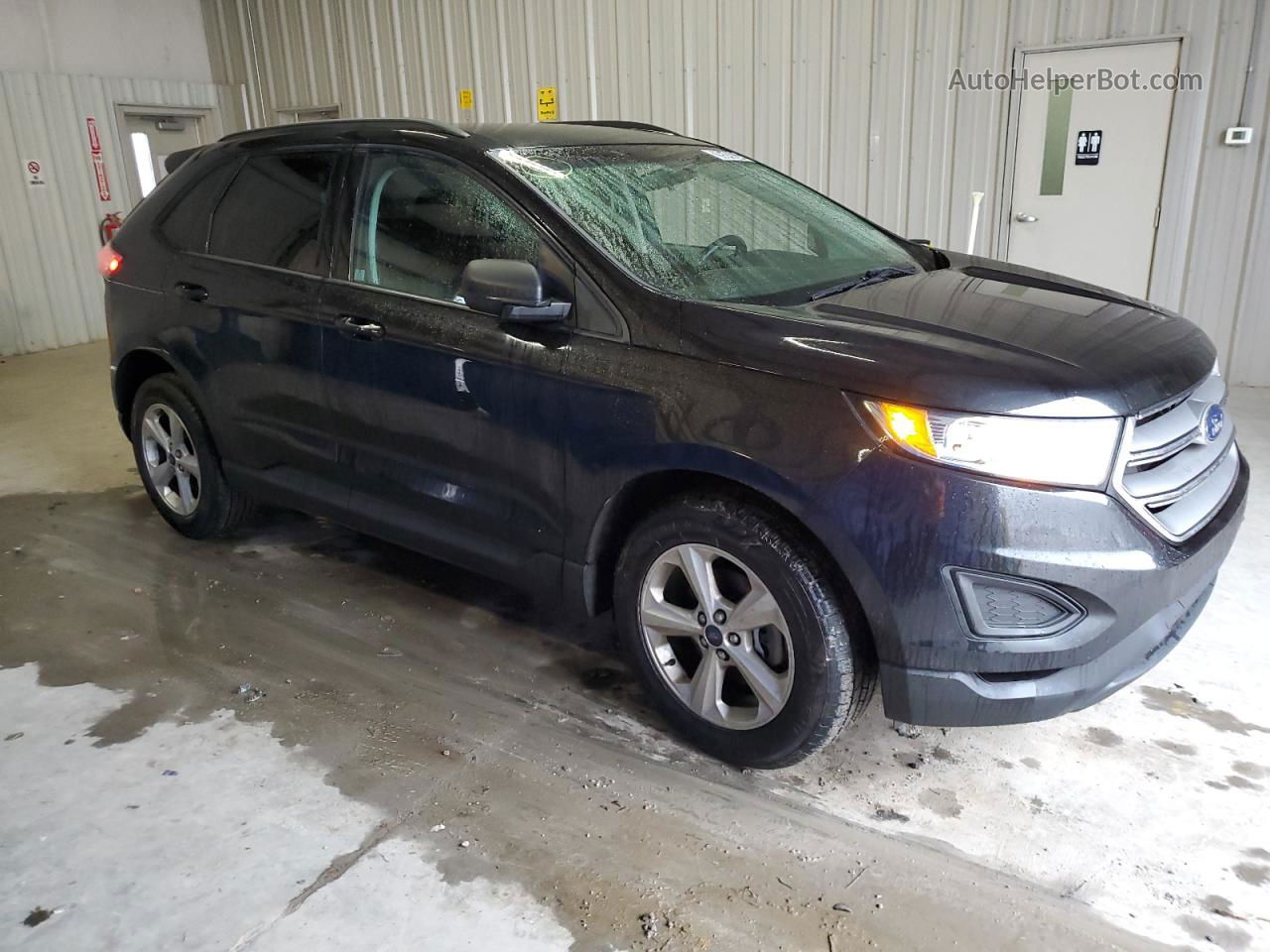 2015 Ford Edge Se Charcoal vin: 2FMTK3G91FBC31344