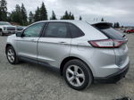 2015 Ford Edge Se Silver vin: 2FMTK3G94FBB42450