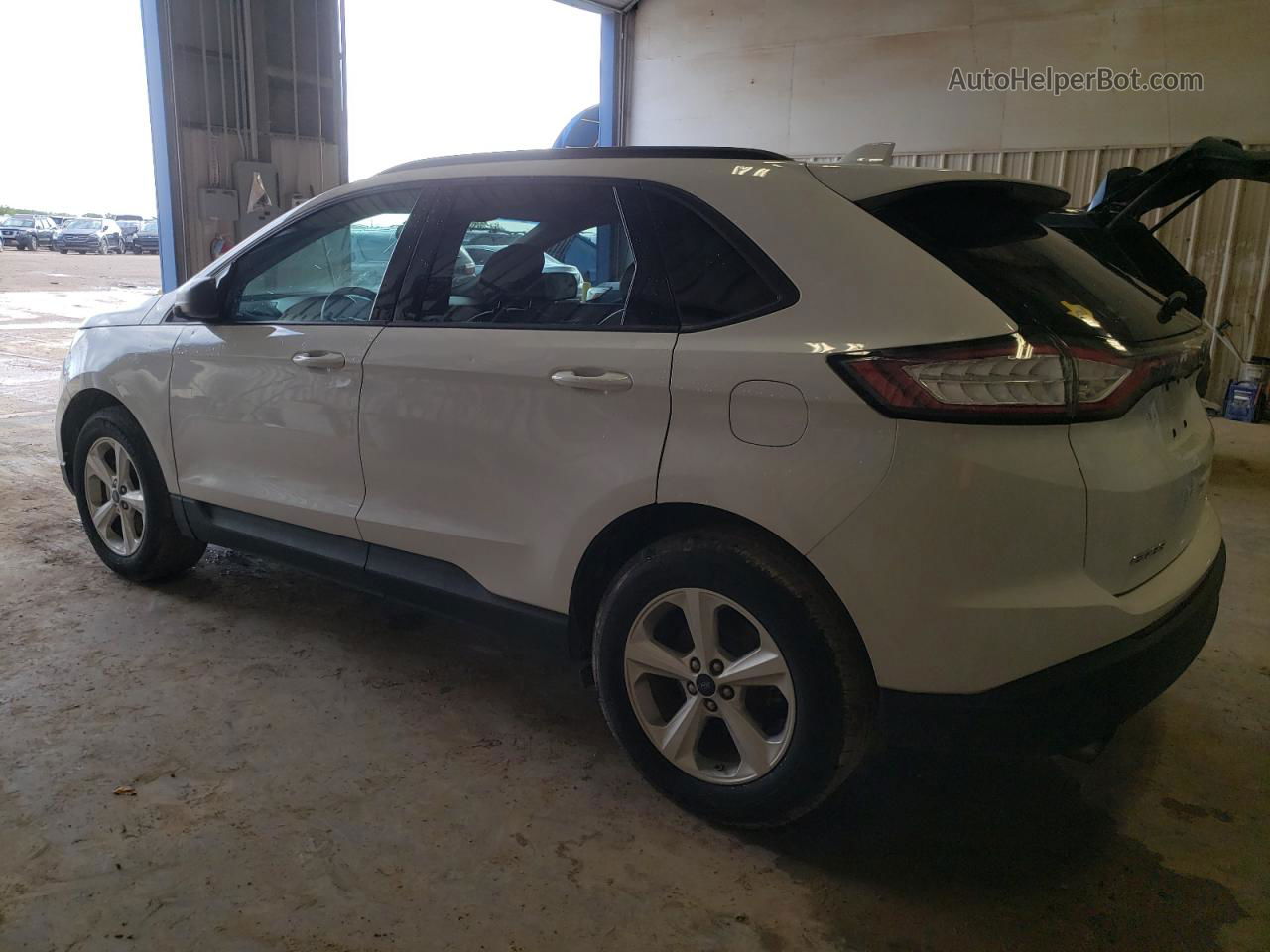 2015 Ford Edge Se White vin: 2FMTK3G9XFBB99722