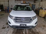 2015 Ford Edge Se White vin: 2FMTK3G9XFBB99722