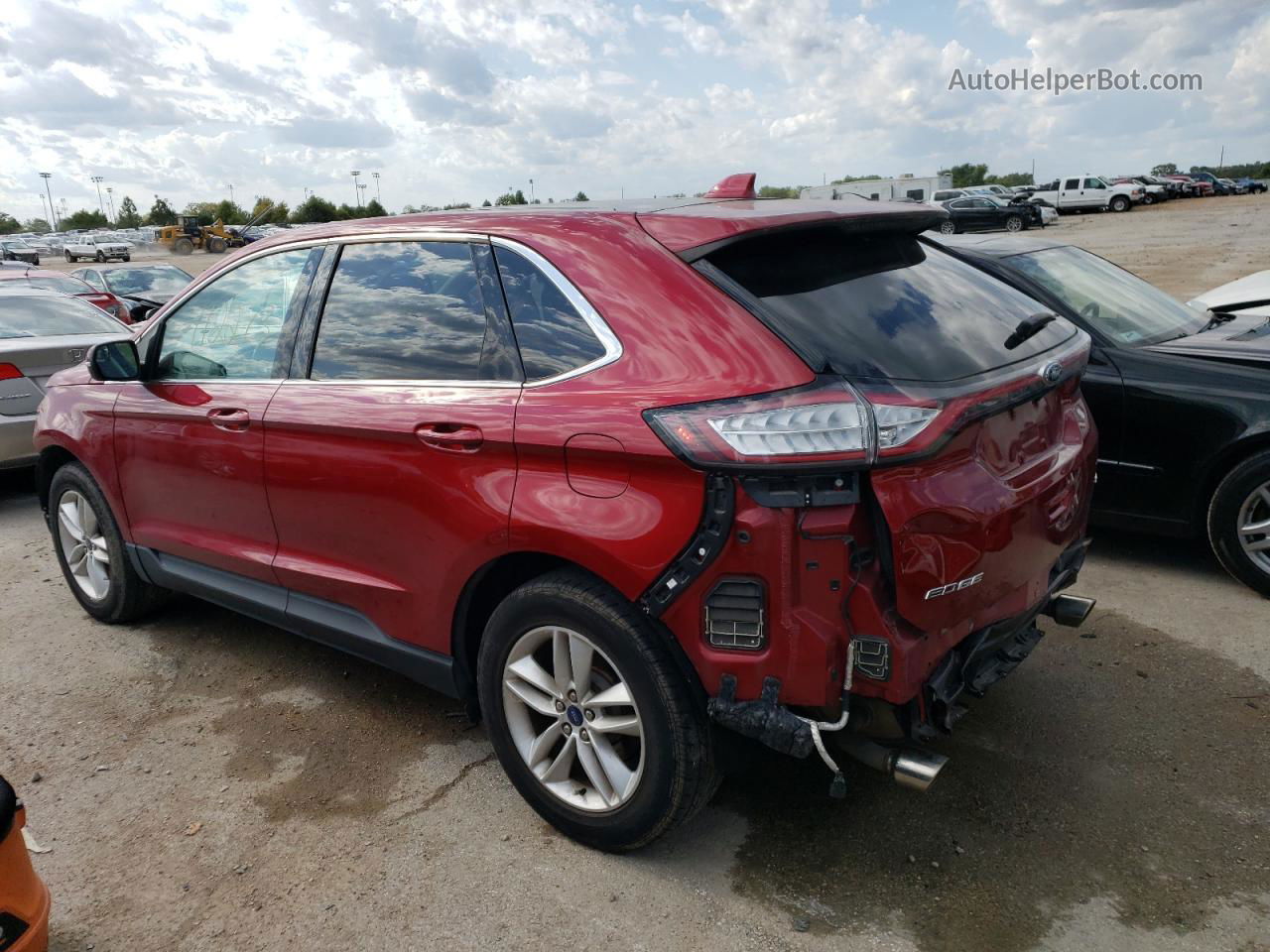 2015 Ford Edge Sel Brown vin: 2FMTK3J81FBB02312