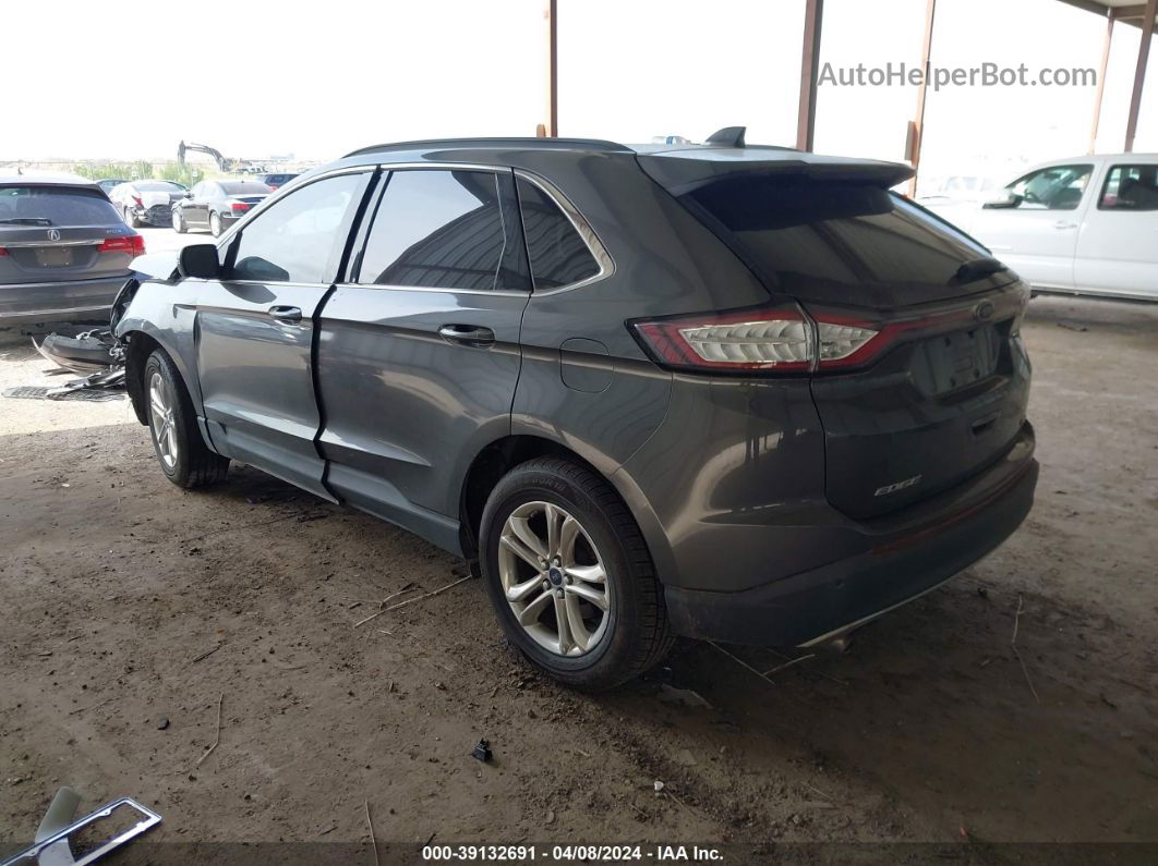 2015 Ford Edge Sel Gray vin: 2FMTK3J81FBB73025