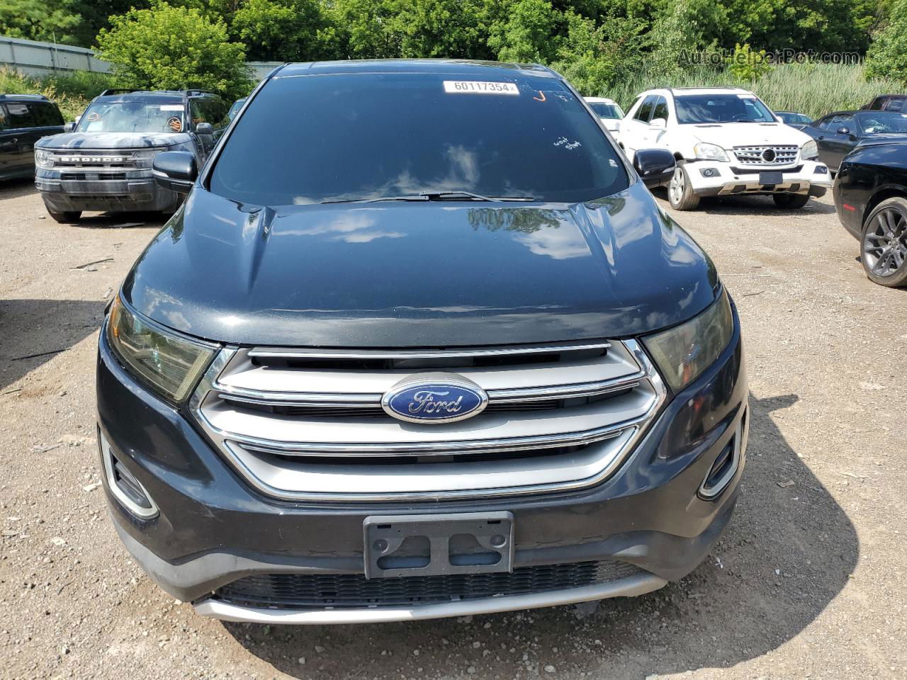 2015 Ford Edge Sel Black vin: 2FMTK3J81FBB78614