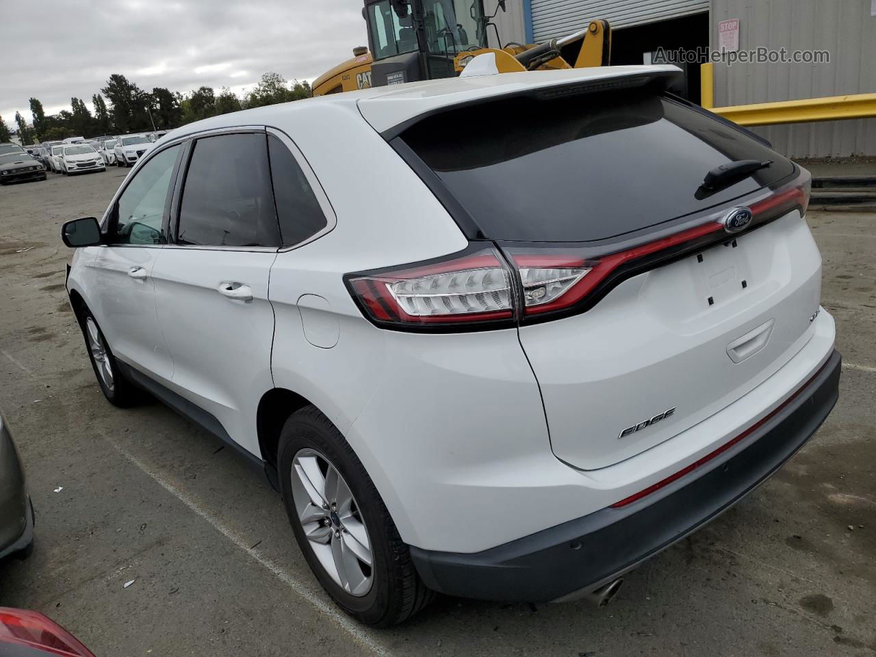 2015 Ford Edge Sel Белый vin: 2FMTK3J82FBB04036